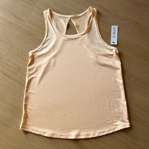 NEW ZELOS WOMENS ACTIVEWEAR PEACH RAZORBACK WORKOUT YOGA TANK TOP SIZE MEDIUM